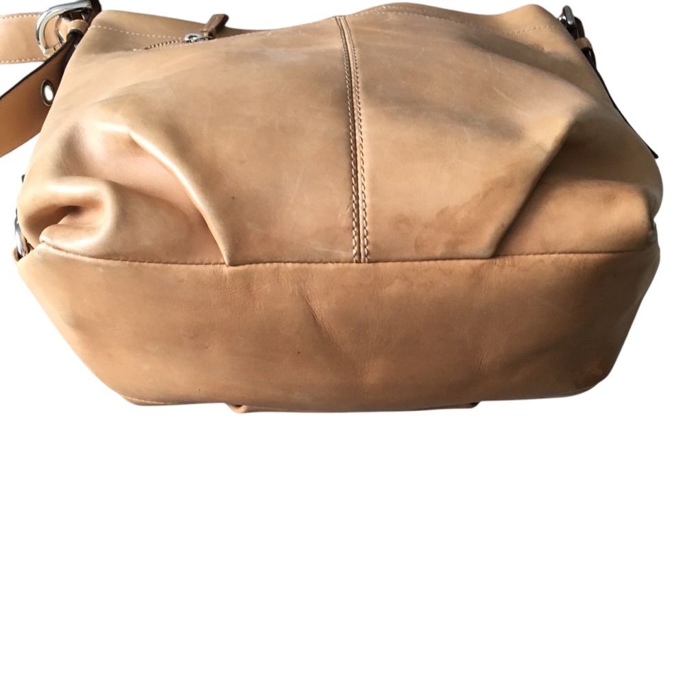 Coach Tan Leather Shoulder Casual Bag - Picture 5 of 6